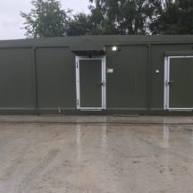 Our new deer larder from Fishers UK for one of our large Perth-Shire clients.